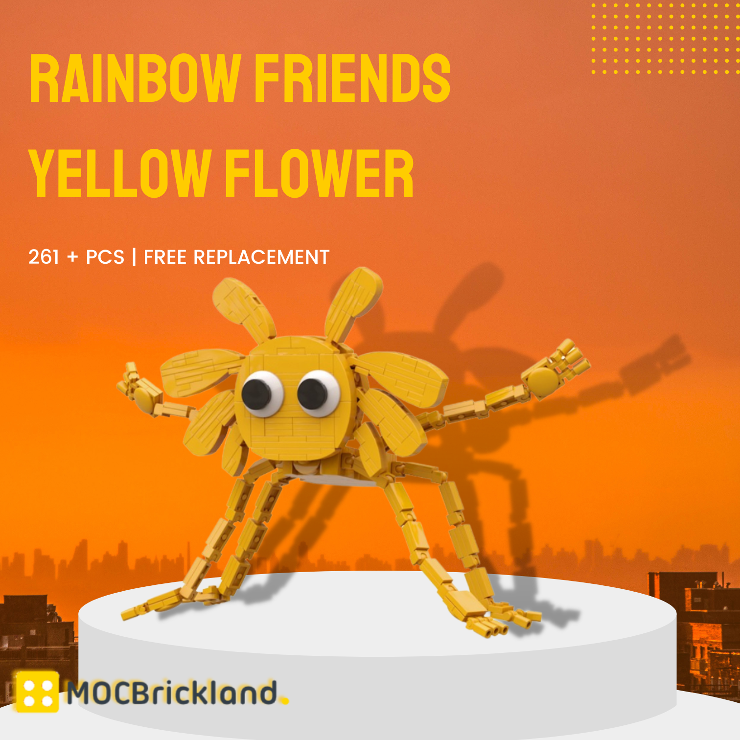 Creator MOC-89527 Rainbow Friends Yellow Flower MOCBRICKLAND - LEPIN™ Land  Shop